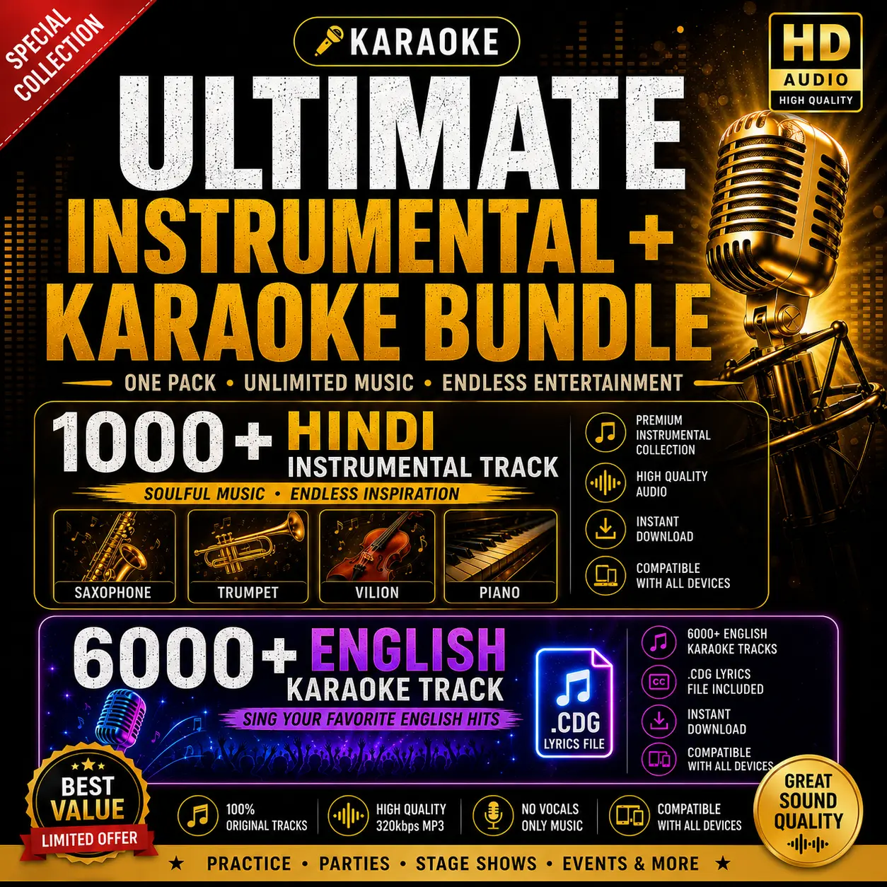 Ultimate Hindi Instrumental Track