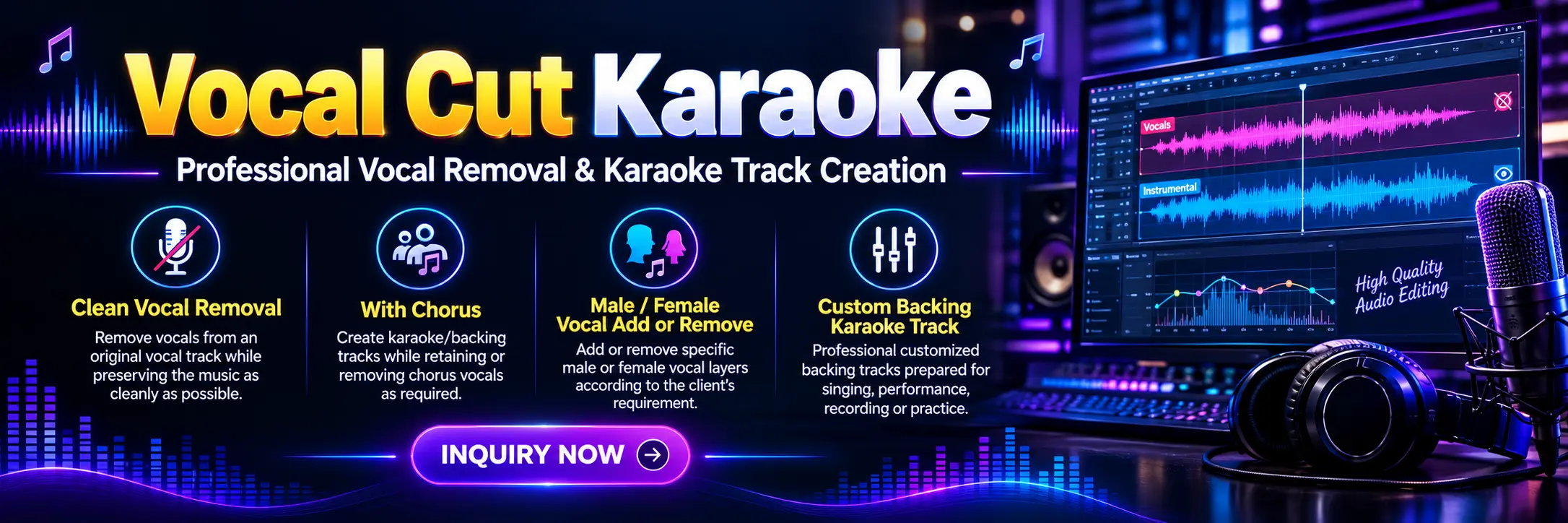 Vocal Cut Karaoke Studio